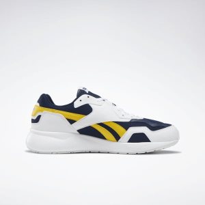 Reebok Royal Dashonic 2.0 Turnschuhe Herren - Weiß/Navy/HellGrün Gelb - DE 659-XYN